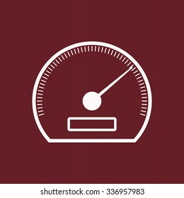 speedometer. icon. vector design 