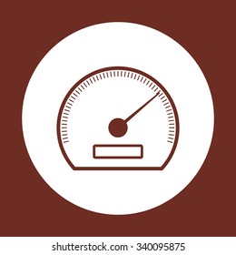 speedometer. icon. vector design 