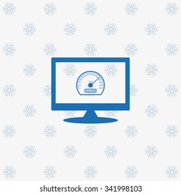 speedometer. icon. vector design