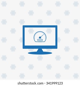 speedometer. icon. vector design 