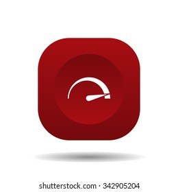 speedometer. icon. vector design 