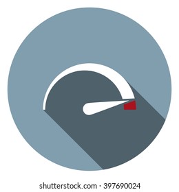 speedometer. icon. vector design 