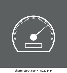 speedometer Icon, vector, icon flat 