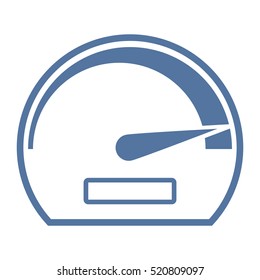 Speedometer Icon Vector flat design style
