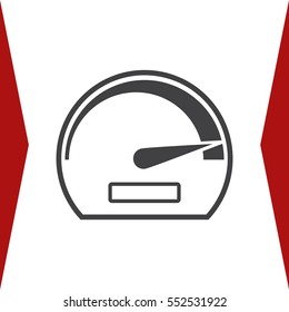 Speedometer Icon Vector flat design style