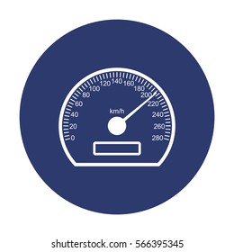 Speedometer Icon Vector flat design style