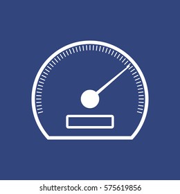 Speedometer Icon Vector flat design style