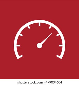 Speedometer Icon . Vector illustration