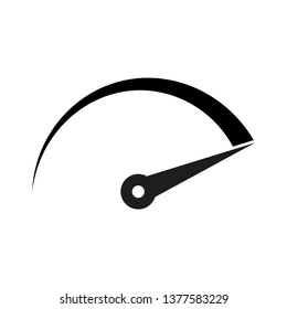 Speedometer icon vector illustration. EPS 10