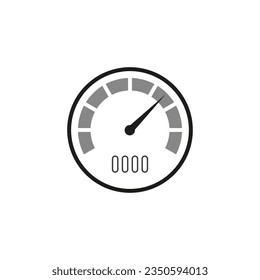 Speedometer icon. Vector illustration. EPS 10.