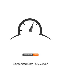 Speedometer icon vector. Vector illustration eps.10