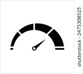 Speedometer icon vector illustration logo design