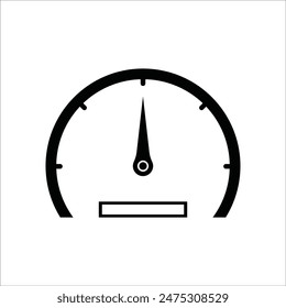 Speedometer icon vector illustration logo design