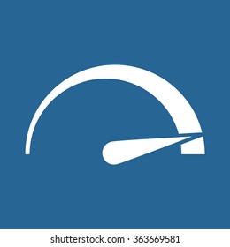 speedometer icon, vector illustration. Modern design. Flat design style