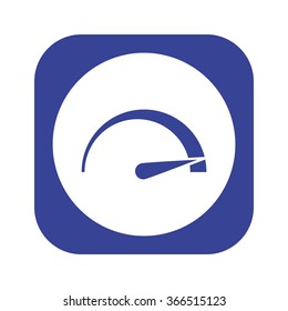 speedometer icon, vector illustration. Modern design. Flat design style