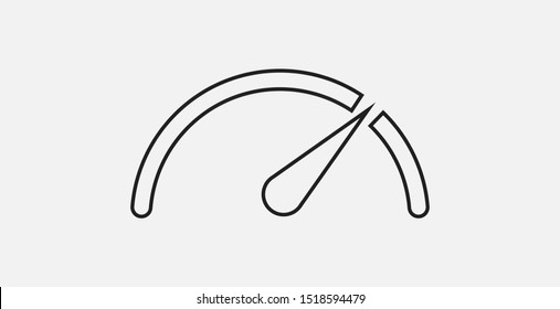 Speedometer icon vector Speed symbol.speed Auto car 