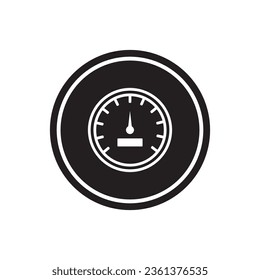 speedometer icon vector template illustration logo design