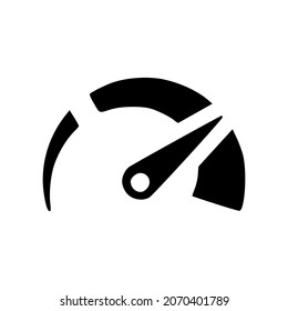 Speedometer icon vector top speed icon logo illustration