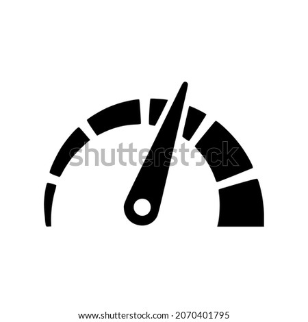 Speedometer icon vector top speed icon logo illustration