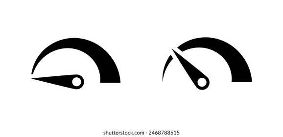 Speedometer icons. Speedometer icon set. Vector Speedometers