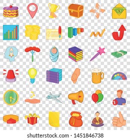 Speedometer icons set. Cartoon style of 36 speedometer vector icons for web for any design
