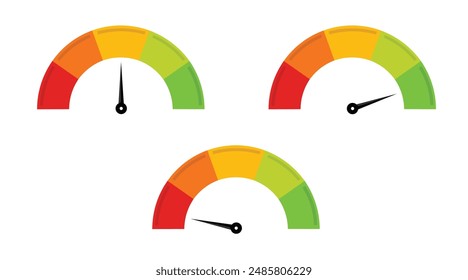 Speedometer icons set. Speedometer of vehicles. Seamless Pattern, vector design, Template for designs, posters, projects, banners, logos and backgrounds