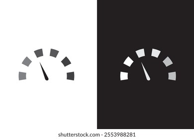 Speedometer icons. Speed indicator. Speedometers icons set. Speed guage. Risk indicator. Risk meter