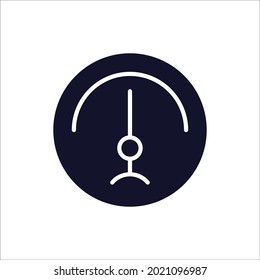 Speedometer icons symbol vector elements for infographic web