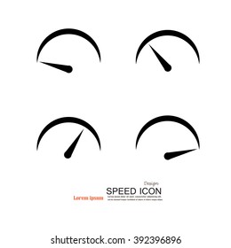 Speedometer icon.speed sign.speed meter.vector illustration.