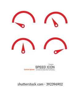 Speedometer icon.speed sign.speed meter.vector illustration.