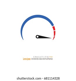 Speedometer icon.vector illustration.