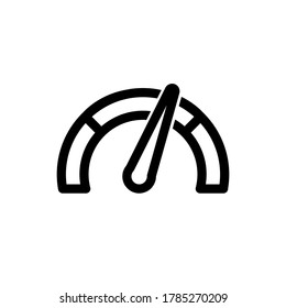 Speedometer icon,vector illustration. Flat design style. vector speedometer icon illustration isolated on White background, speedometer icon Eps10. speedometer icons graphic design vector symbols.