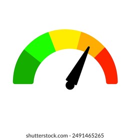 speedometer indicator icon for illustration and graphic design