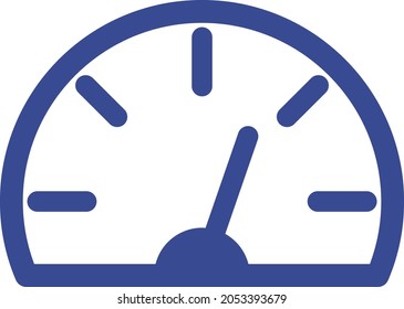 Speedometer Isolated Vector icon which can easily modify or edit


