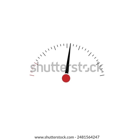 Speedometer line icon measure equipment outline icon silhouette minimalistic speedtest icon symbol isolated on white background barometer icon 