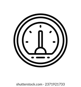 speedometer line icon. vector icon for your website, mobile, presentation, and logo design.