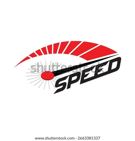 Speedometer logo design car speed logo design Fast and Speed logo performance logo with vector