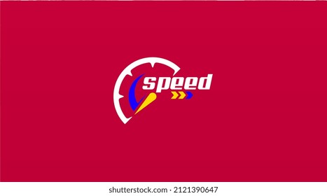 Diseño de logotipos de velocímetro para vectores de plantillas de logotipos de velocidad