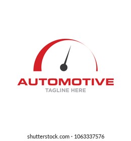 speedometer logo design template