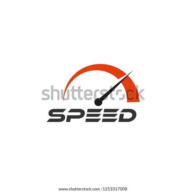 Speedometer logo
graphic design template
vector