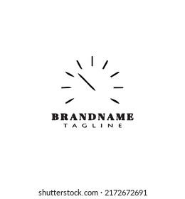 speedometer logo icon design template modern vector illustration