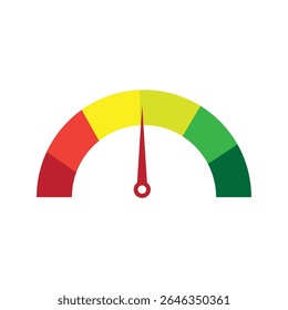 speedometer logo icon illustration flat