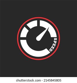 SPEEDOMETER logo vector design, suitable use for icon, symbol or element design to describe speed