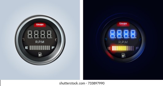 Custom Motorcycle Digital Speedometer