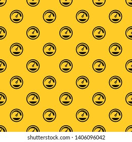 Speedometer pattern seamless vector repeat geometric yellow for any design