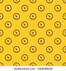Speedometer pattern seamless vector repeat geometric yellow for any design