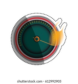 Speedometer power car