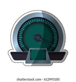 Speedometer power car
