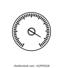 Speedometer power car