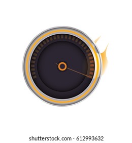 Speedometer power car